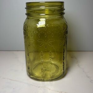 Syndicate Home & Garden Vintage Green Glass Mason Jar